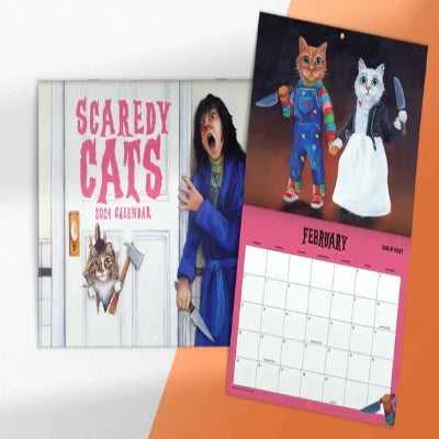 Scaredy Cats 2024 Monthly Calendar