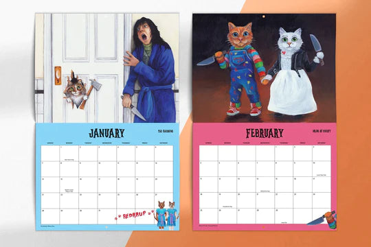 Scaredy Cats 2024 Monthly Calendar