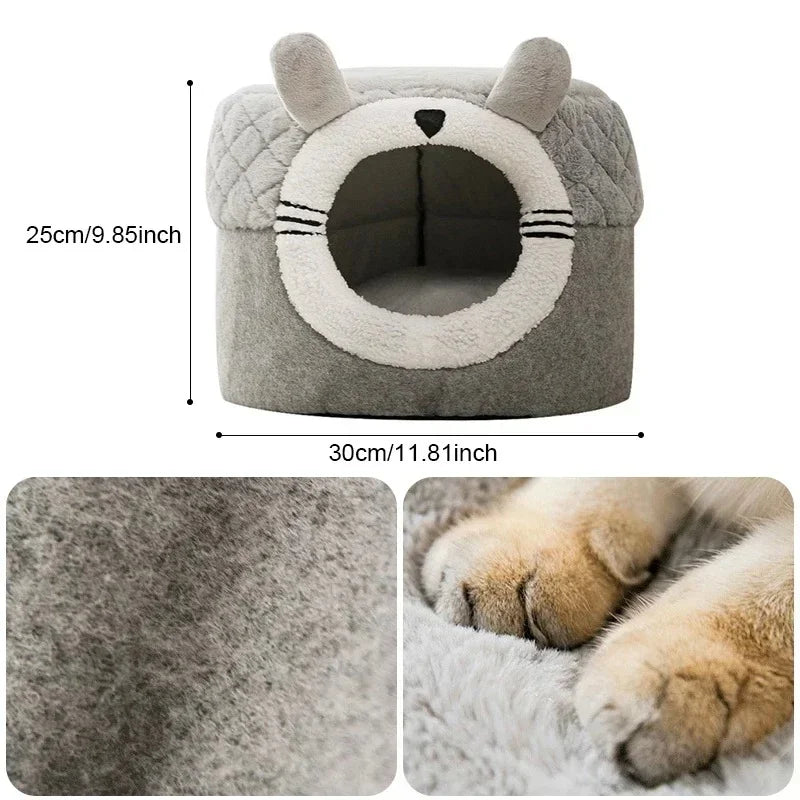 2 in1 Pet Thermo-Pet Nest Heated Cat Bed