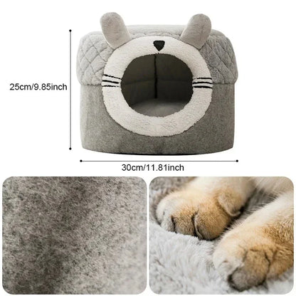 2 in1 Pet Thermo-Pet Nest Heated Cat Bed